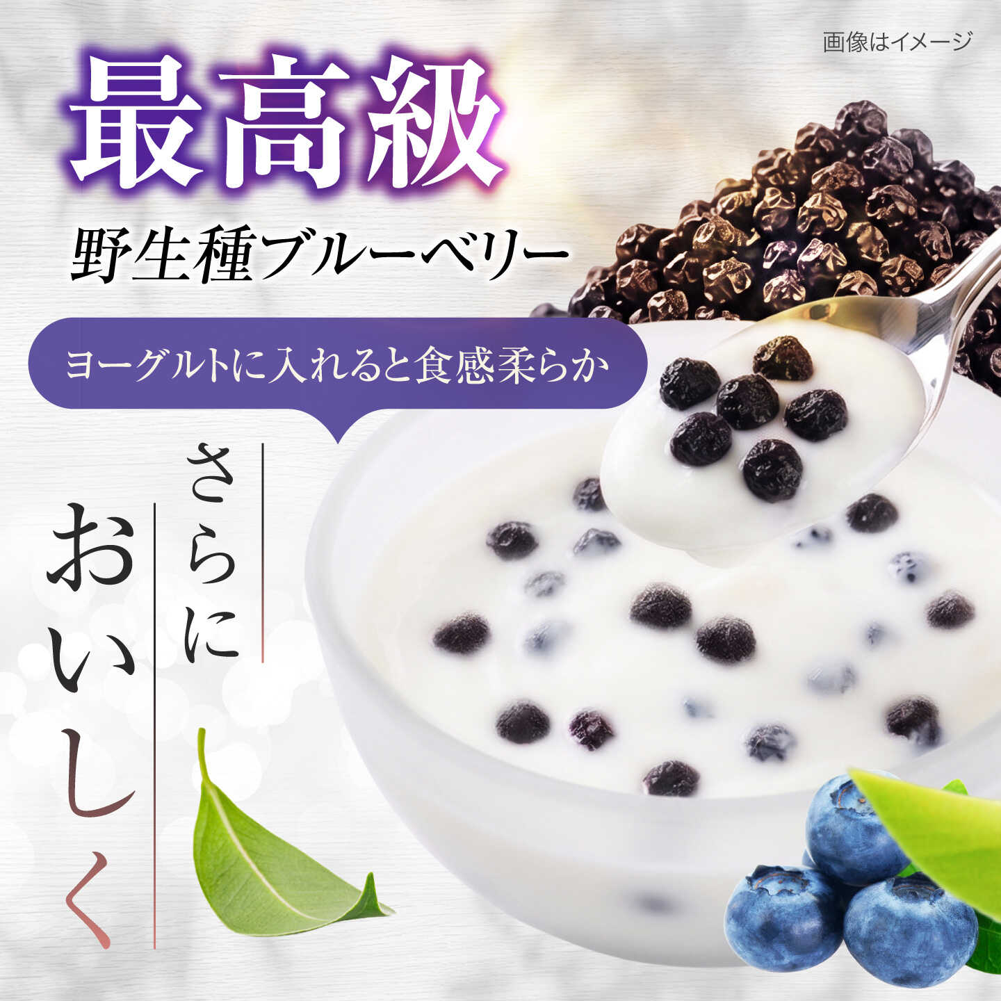 【ふるさと納税】ワイルドブルーベリー 700g セットA (ヨーグルト用ミックス)【多々楽達屋】tataratiyaドライフルーツ ポリフェノール [MAD014] f212121-toki-10000441 岐阜県土岐市 サンプル画像2