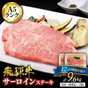 【ふるさと納税】【12回定期便】A5ランク 岐阜県産 飛騨牛 サーロイン 400g×2枚 計800g 総計 9.6kg ステーキ用【有限会社マルゴー】 [MBE...