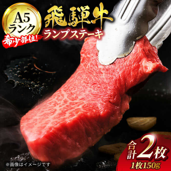 【ふるさと納税】A5ランク 飛騨牛 ランプ ステーキ用 300g（150g×2）【有限会社マルゴー】牛肉 焼肉[MBE032]のサムネイル
