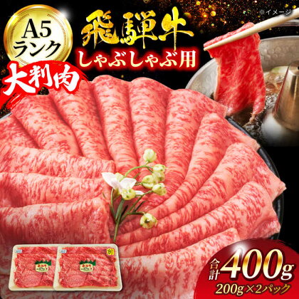 A5ランク 飛騨牛 しゃぶしゃぶ用 400g（200g×2）【有限会社マルゴー】牛肉 和牛 国産 [MBE065]