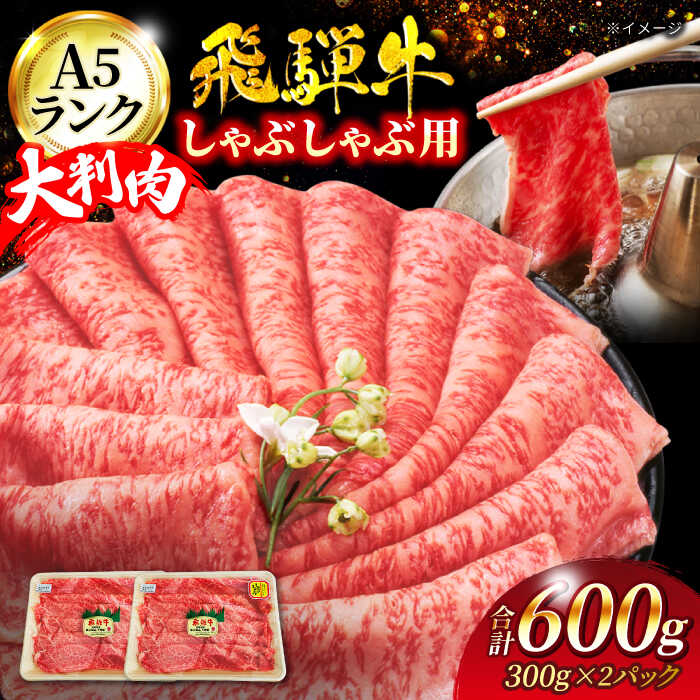 父の日 着日指定可 A5ランク 飛騨牛 しゃぶしゃぶ用 600g（300g×2）【有限会社マルゴー】牛肉 和牛 国産 [MBE066]