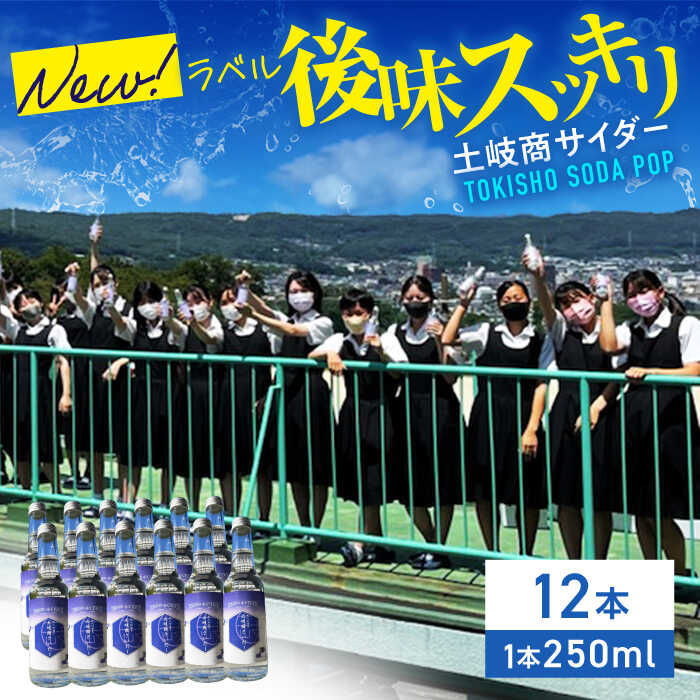 土岐商サイダー 250ml 12本セット[千古乃岩酒造]炭酸 ご当地 岐阜 