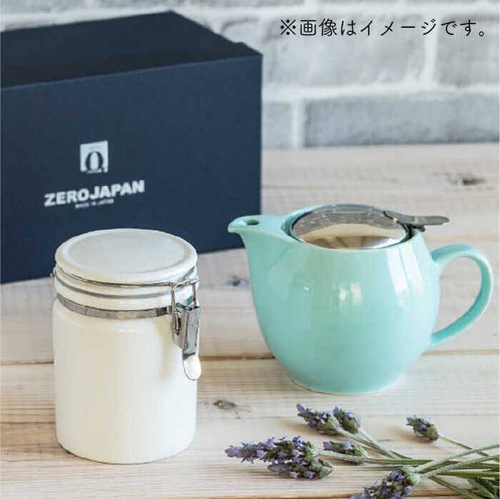 【ふるさと納税】【美濃焼】ティーギフトセットC ブルーベリー【ZERO JAPAN】【TOKI MINOYAKI返礼品】≪土岐市≫ 急須 保存容器 陶器 [MBR035]