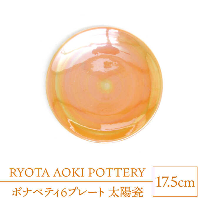 【ふるさと納税】【美濃焼】ボナペティ6プレート　太陽瓷【RYOTA AOKI POTTERY/青木良太】陶芸家 皿 インテリア [MCH330]