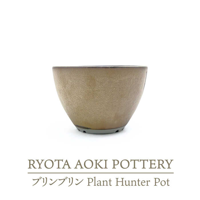 [美濃焼]ブリンブリン Plant Hunter Pot[RYOTA AOKI POTTERY/青木良太]/ 陶芸家 プランター インテリア 