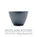 2位! 口コミ数「0件」評価「0」【美濃焼】ブラックスター Plant Hunter Pot【RYOTA AOKI POTTERY/青木良太】/ 陶芸家 プランター インテリ･･･ 