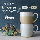 【ふるさと納税】【美濃焼】bi-color マグカップ 2色セット (月白・木蘭)【山二製陶所】≪土岐市≫ 食器 コーヒーカップ ティーカップ [MDA005]