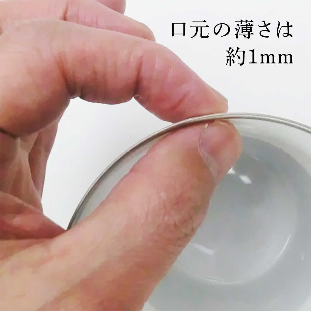 【ふるさと納税】【美濃焼】うすづくり 青海波カップ プラチナ【山勝美濃陶苑】カップ タンブラー[MEC059]