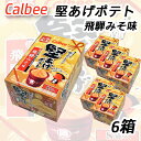 【ふるさと納税】カルビー 堅あげポテト 飛騨みそ味(6箱)