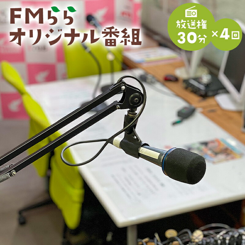 【ふるさと納税】 FMらら オリジナル番組 放送権 30分×4回 岐阜県 可児市 放送 声 権利 ラジオ オリジナル 番組 ラヂオ 記念 メッセージ 思い出 告白 送料無料