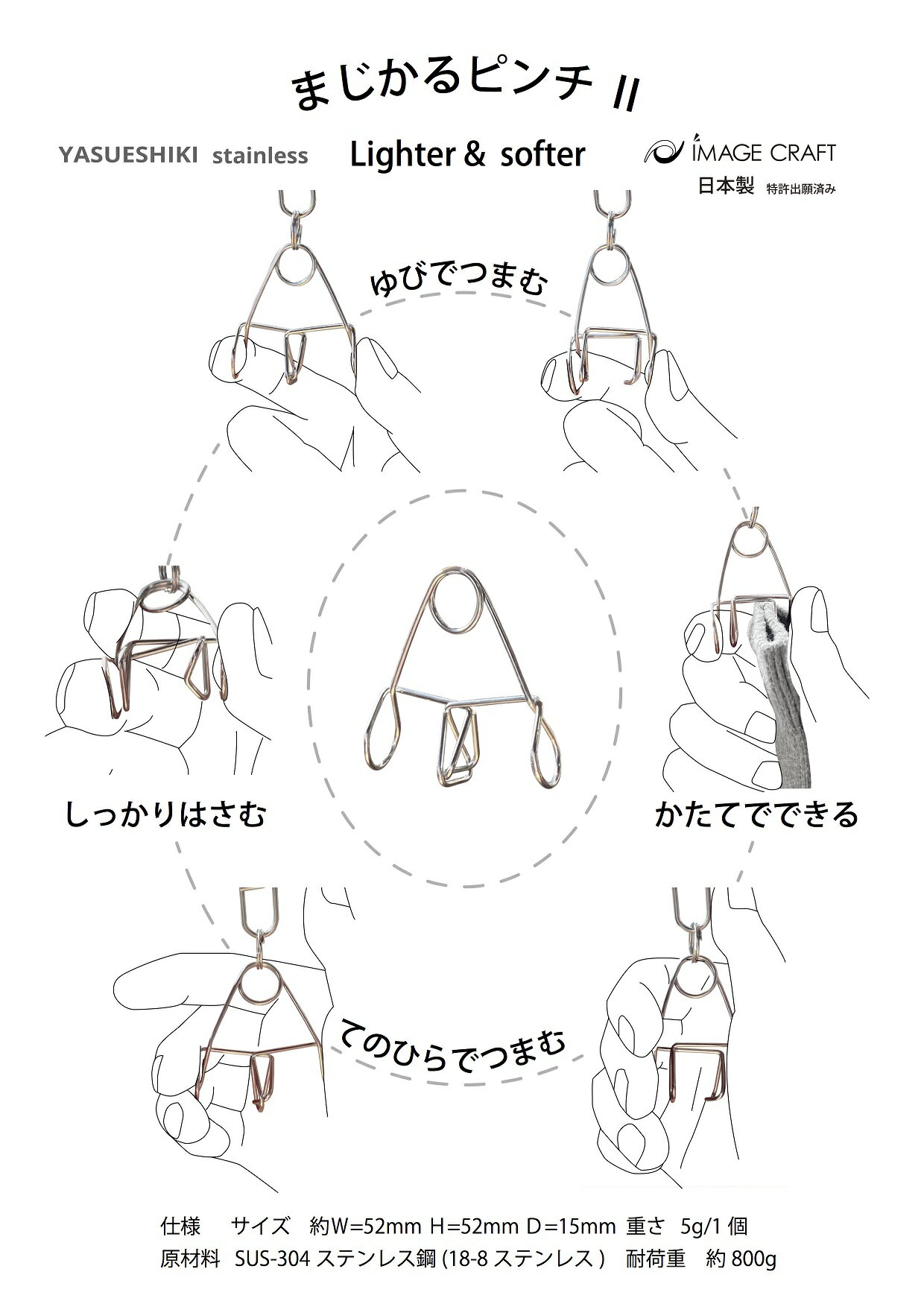 【ふるさと納税】「安江式まじかるピンチハンガー...の紹介画像3