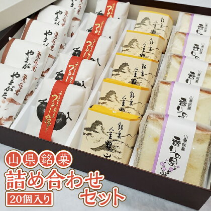 山県銘菓 詰め合わせセット 20個入り [No.376] ／ 和菓子 つるし柿 シナモン 送料無料 岐阜県