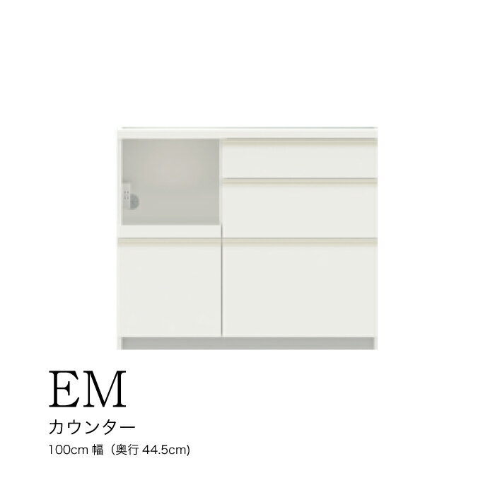 食器棚 カップボード 組立設置 EMA-S1000Rカウンター [No.570] ／ 家具 インテリア 岐阜県