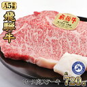 飛騨牛 【ふるさと納税】氷温(R)熟成　飛騨牛A5等級ロース肉ステーキ 約720g リキッドフリーズ [No.530] ／ 牛肉 ブランド牛 すきやき 送料無料 岐阜県 特産