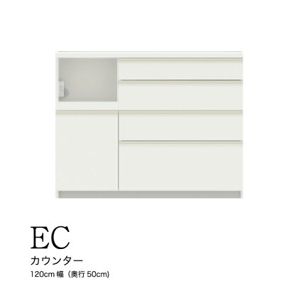 食器棚 カップボード 組立設置 ECA-1200Rカウンター [No.611] ／ 家具 インテリア 岐阜県