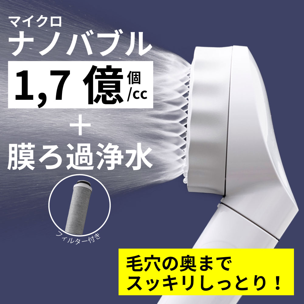 【ふるさと納税】ナノバブル浄水シャワーヘッド バブリージョワー（除塩素⇔水道水切替無し） No.697 ／ マイクロナノバブル（ファインバブル） 塩素除去 浄水 美容 洗浄 保湿 温浴 ミスト水流切替付き 節水 節湯 バスグッズ JS222 水生活製作所 MIZSEI 送料無料 岐阜県