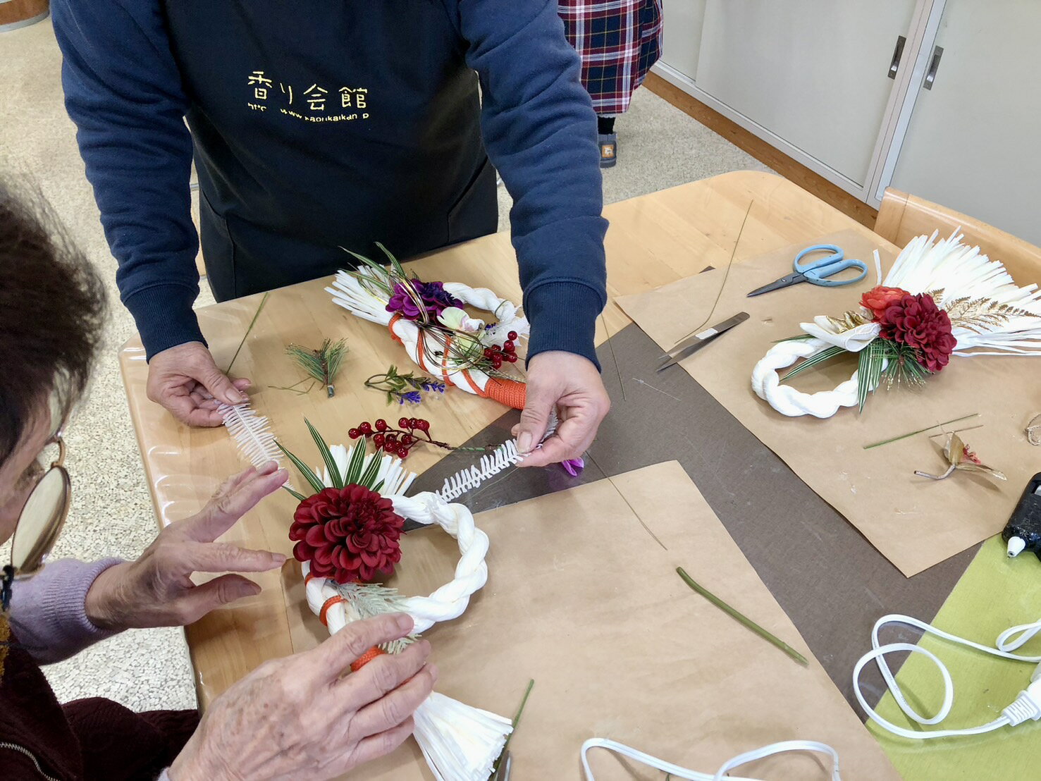 【ふるさと納税】お正月しめ縄作り（体験）チケット送付 [No.368] ／ しめなわ 手作り 送料無料 岐阜県 2