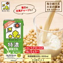 【ふるさと納税】キッコーマン　特濃調製豆乳1000ml　18本セット　【加工食品・乳飲料・ドリンク・美容】