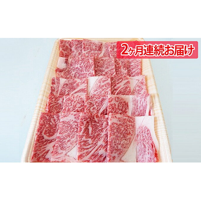 【ふるさと納税】2ヶ月頒布会　A5等級飛騨牛焼き肉用500g　ロース又は肩ロース肉　【定期便・ロース お肉 牛肉 焼肉 バーベキュー】　お届け：2週間～1か月程度でお届け予定です。