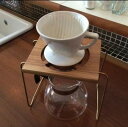 7位! 口コミ数「0件」評価「0」1 point Coffee drip stand　広葉樹の天然木＆真鍮製のスタンド [B0022]