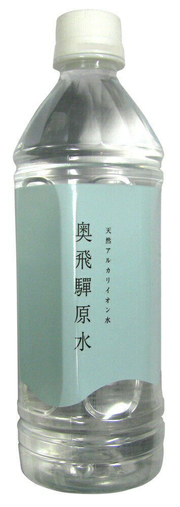 【ふるさと納税】天然水 奥飛騨原水500ml×24本　飛騨の美味しい水　ミネラルウォーター[B0124]16000円