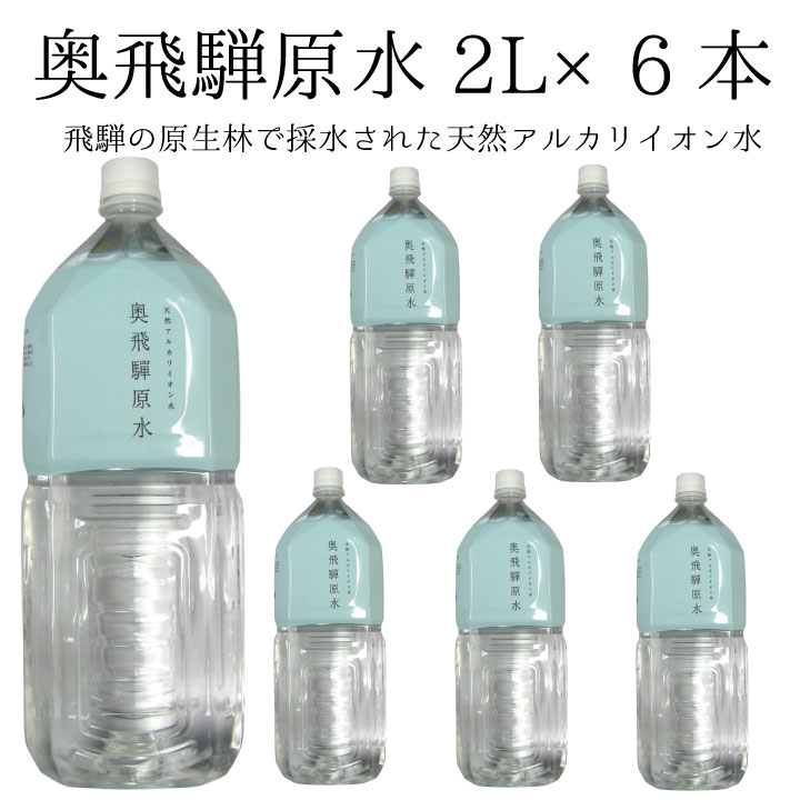 【ふるさと納税】天然水　奥飛騨原水 2L×6本 水　ミネラルウォーター [A0045]9000円 《hida0307》