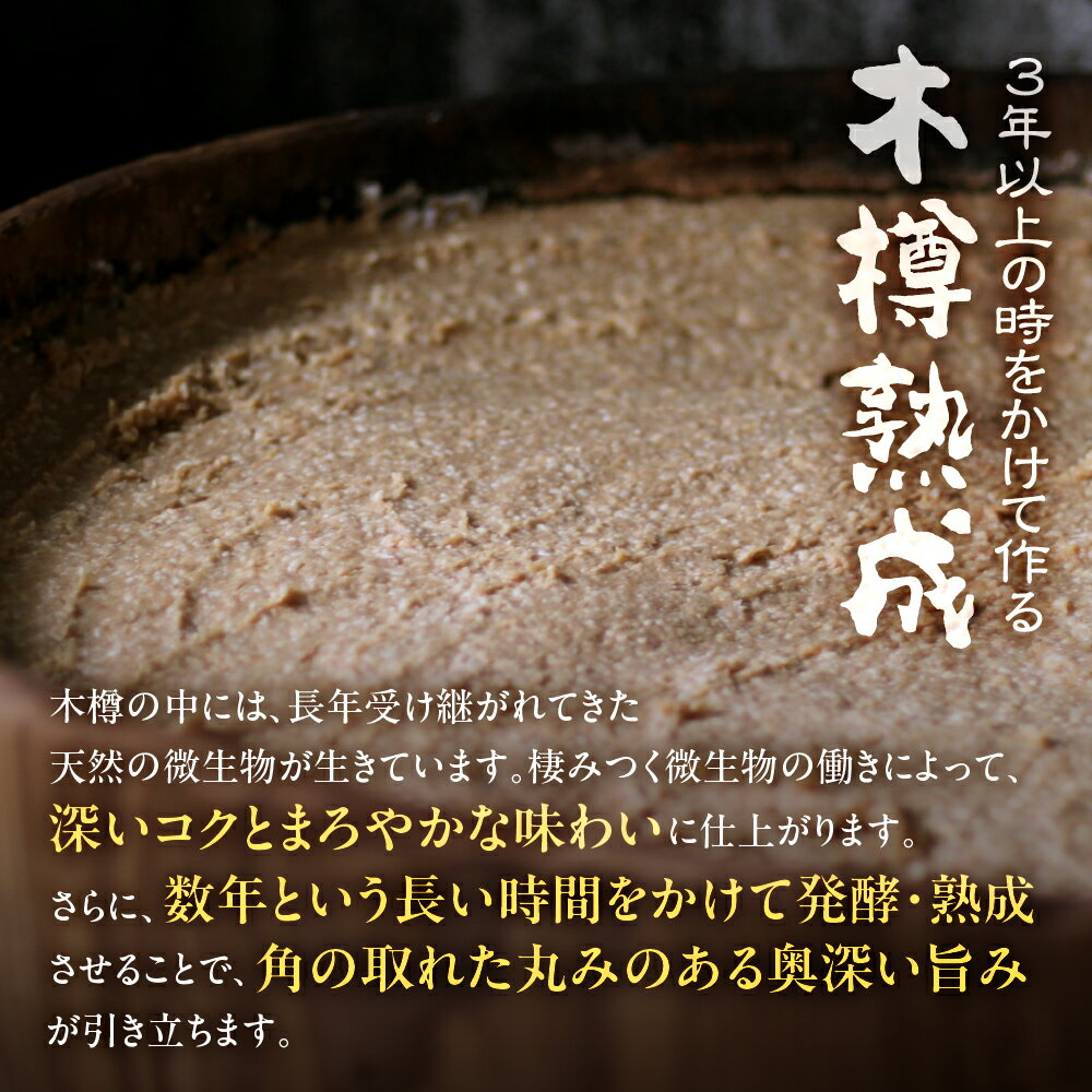 【ふるさと納税】黒てん味噌 はと粒味噌 セット 600g 黒豆味噌 黒豆みそ はと粒 はところし 木樽仕込み 3年以上熟成 300g×2　ひだかみ 黒てん味噌 黒大豆 米糀 バーニャカウダー