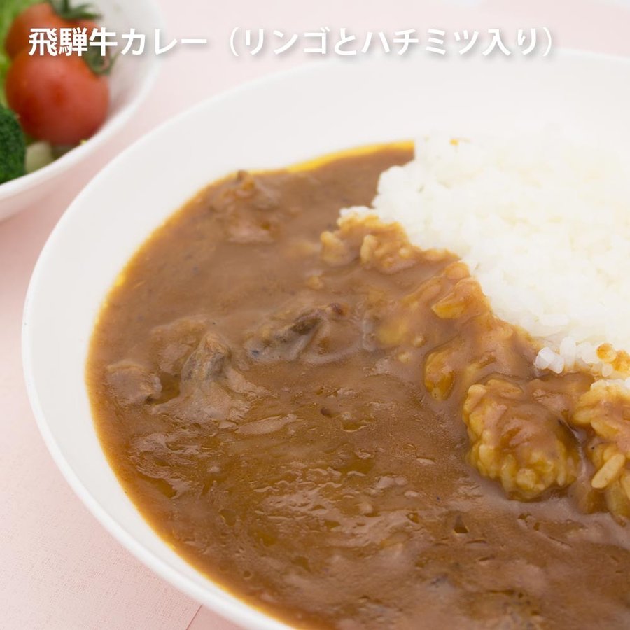 りんごとはちみつ入り飛騨牛カレー 1袋×20 (20食) 牛肉 和牛 肉[E0051pic] 飛騨市