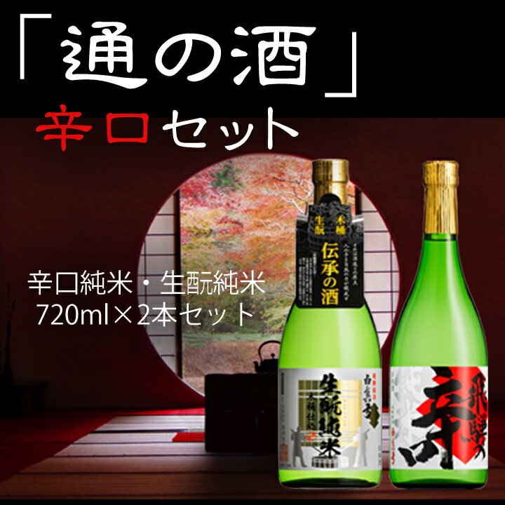 【ふるさと納税】通の酒 辛口 720ml セット 2種類 1