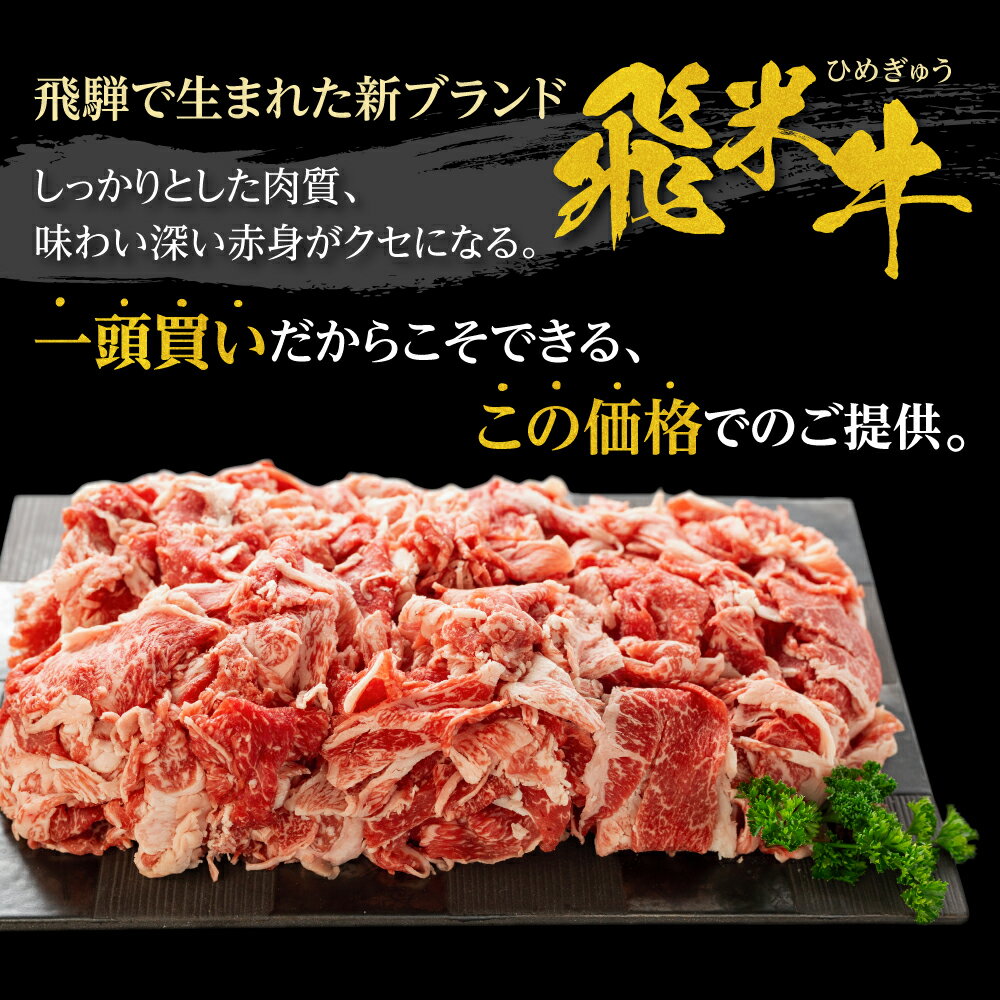 【ふるさと納税】うまい赤身にこだわった 飛騨産黒毛和牛 切り落とし 350g スライス 飛米牛 ひめぎゅう 牛肉 和牛 国産 訳あり 訳アリ わけあり ワケアリ 不揃い 部位お任せ カレー 牛丼 ビーフシチュー に 冷凍 2人前 2023 2024 年内配送 [Q360] 5000円 5千円