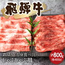 【ふるさと納税】飛騨牛 2種食べ比べセット (赤身 霜降り) 各400g 計800g しゃぶしゃぶ お楽しみ 食べ比べ セット 牛肉 肉 和牛 すき焼き 飛騨牛...