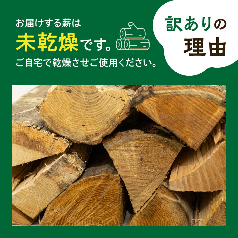 【ふるさと納税】訳あり アウトレット 飛騨産広葉樹 ミックス 訳あり返礼品 薪 30～40cm 約100kg 100キロ 未乾燥薪 薪ストーブ キャンプ [Q1913]