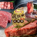 飛騨牛 【ふるさと納税】飛騨牛 6ヶ月定期便 6回お届け 赤身 ステーキ すき焼き しゃぶしゃぶ 焼肉 小間切れ 訳あり 切り落とし 霜降り 赤身 国産牛 和牛 肉 黒毛和牛 山勇牛一貫［Q2213］200000円 20万円