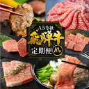 【ふるさと納税】飛騨牛づくし定期便 10回 2人前定期便 飛騨牛 5等級 しゃぶしゃぶ すき焼き ステーキ 焼肉 お楽しみ定期便 10ヵ月 もも うで 食べ比べ...
