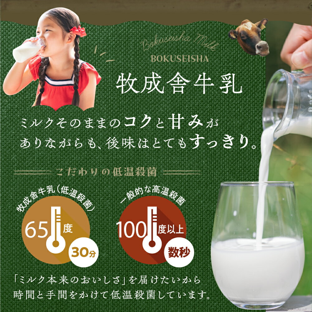 【ふるさと納税】牧成舎 低温殺菌牛乳　3本 無添加 飲むヨーグルト 2本 飛騨産生乳100%使用 [A0104w] 《hida0307》