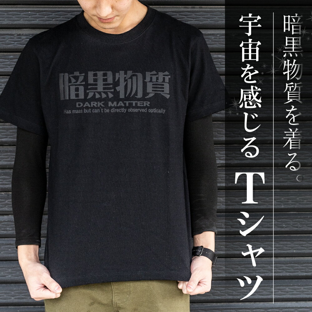 【ふるさと納税】暗黒Tシャツ メンズ レディース 半袖 黒 夏服 ブラック ロゴ 10000円 1万円 ［Q1306］