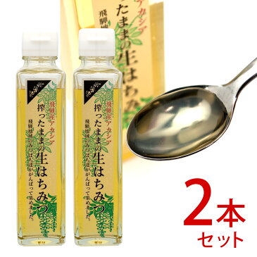 【ふるさと納税】飛騨産 搾ったままの生はちみつ アカシアはちみつ 2本(200g×2)国産 蜂蜜