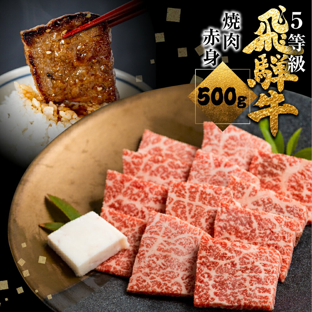 【ふるさと納税】飛騨牛うでorもも焼肉 500g 赤身 焼き