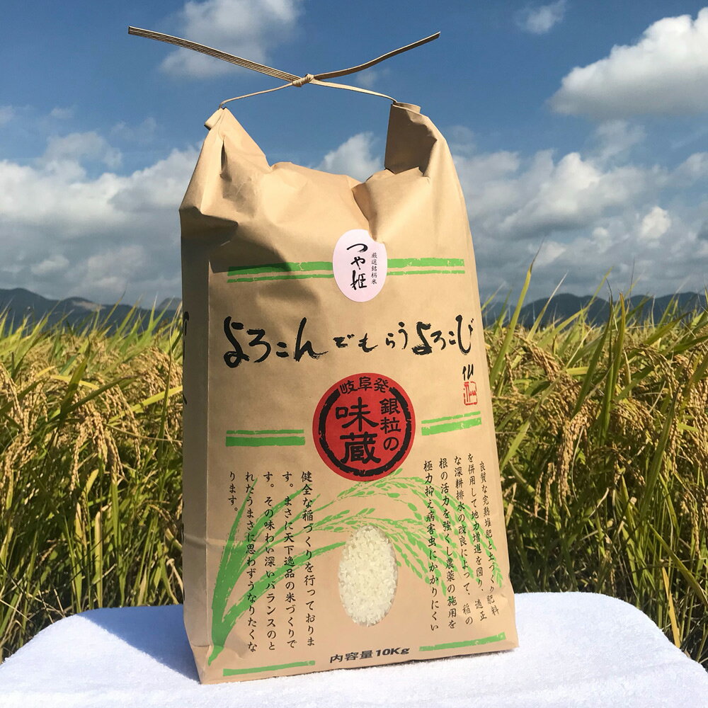 【ふるさと納税】令和4年産 岐阜県産新米 つや姫10kg【よろこんでもらうよろこび】...