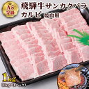 30位! 口コミ数「0件」評価「0」 [A5等級] 飛騨牛サンカクバラカルビ焼き肉用1kg トキノ屋食品 本巣市 [0861] 50000円 5万円