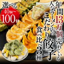 【ふるさと納税】【選べる】ぎふ夢餃子ミックス 40個 or 100個 人気餃子3種を詰め合わせ! 冷凍餃子 食べ比べ メガ盛り 業務用 ぎょうざ ギョウザ 冷凍...
