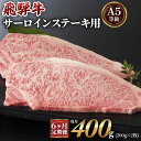 【ふるさと納税】[6ヶ月定期便][A5等級]飛騨牛サーロインステーキ用400g(200g×2枚) [0340] 120000円