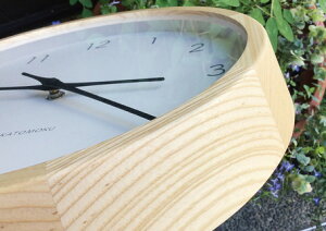 【ふるさと納税】KATOMOKU ホワイトアッシュの無垢材の木枠電波時計