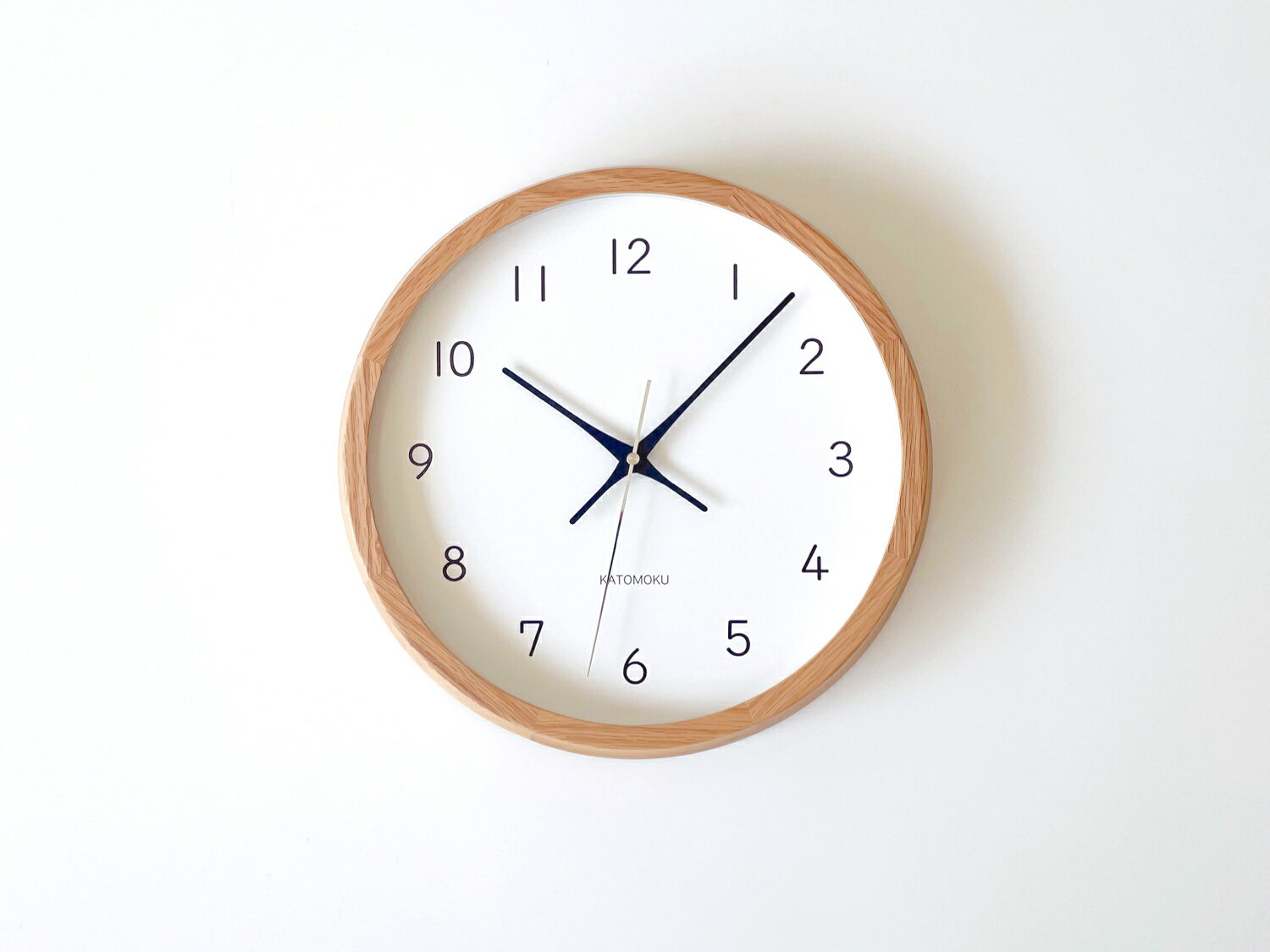 1位! 口コミ数「21件」評価「4.76」KATOMOKU　moku clock 13 オーク 電波時計 連続秒針