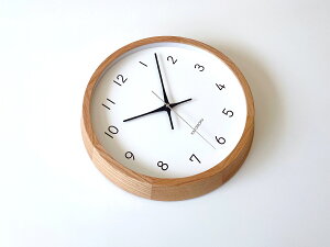【ふるさと納税】KATOMOKU moku clock 13 オーク 電波時計 連続秒針
