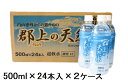 【ふるさと納税】清流長良川源流「郡上の天然水」500ml(24本入)2箱 / 水 ソフトドリンク 水 炭酸水 30000円