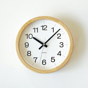 【ふるさと納税】KATOMOKU　ヒノキの木枠電波時計