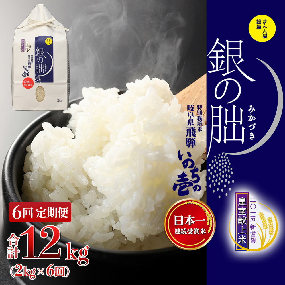 【ふるさと納税】【定期便】【2023年産米】2kg×6回 皇