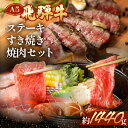 【ふるさと納税】 飛騨牛を味わいつくす!!ステーキ・すき焼き・焼肉セット (サーロイン約200gイチボ約240gリブロース500g本日の希少部位500g) 【冷凍】サーロイン イチボ リブロース 希少部位 飛騨牛 下呂温泉 牛肉 国産 贈答品 ステーキ すき焼き 焼肉 ギフト