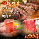 【ふるさと納税】 飛騨牛を味わいつくす!!ステーキ・しゃぶしゃぶ・焼肉セット(ヒレ/約230g 2枚 サーロイン/約180g 1枚 リブロース/460g 本日の希少部位/460g) 【冷凍】ヒレ サーロイン リブロース 希少部位 飛騨牛 下呂温泉 牛肉 国産 贈答品 ステーキ しゃぶしゃぶ 焼肉